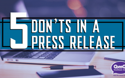 5 Don’ts in a Press Release