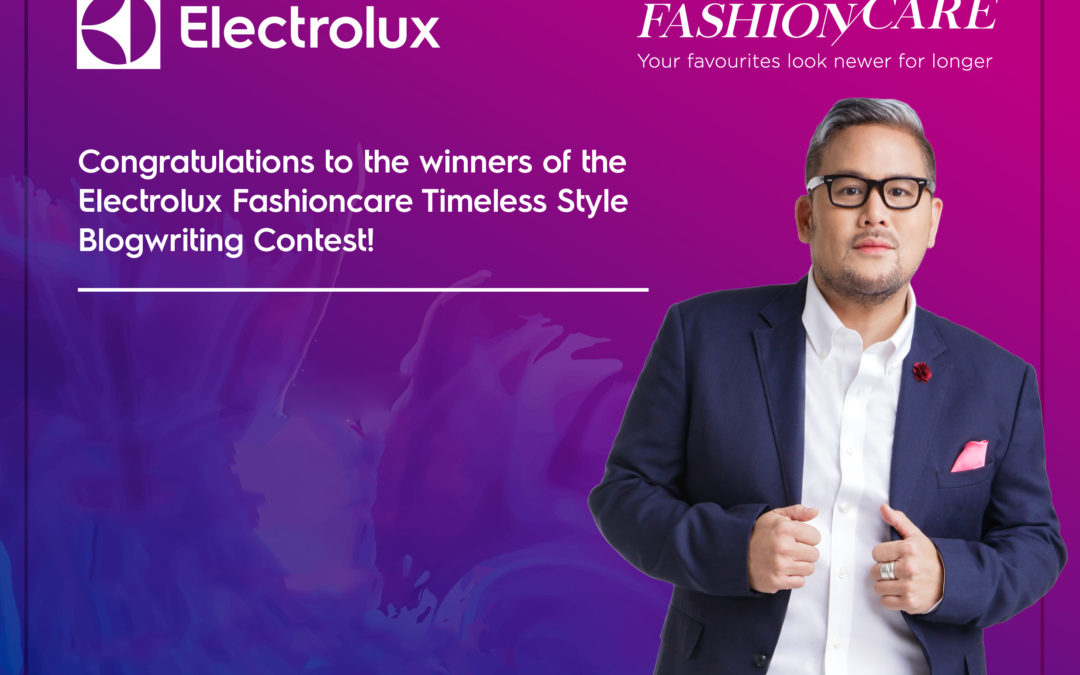 Electrolux Fashion Care Blog Writing Contest Winners Revealed!