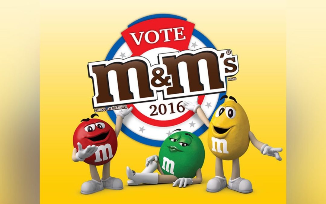 Bringing in the Fun in Election Season: The Vote M&M’s 2016 Campaign