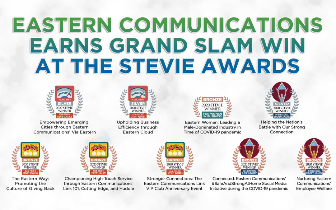 Eastern Communications earns grand slam win at the Stevie Awards