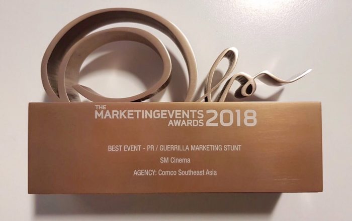 SM Cinema, lone Philippine brand to win at Marketing Events Awards 2018
