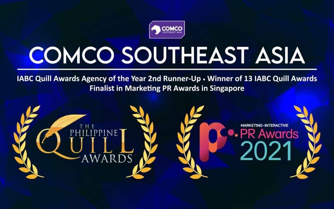 ComCo Southeast Asia’s authentic campaigns with clients recognized at the IABC Quill Awards and Marketing PR Awards in Singapore