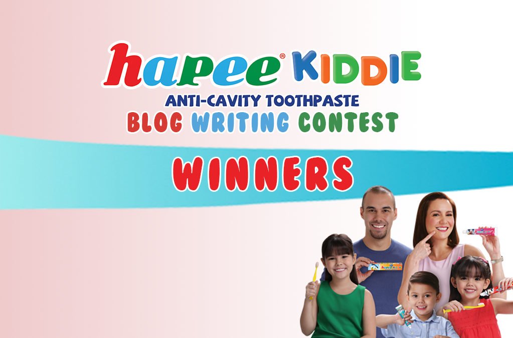 Hapee Kiddie announces winners of the nationwide #GoTheExtraSmile Blog Writing Contest!