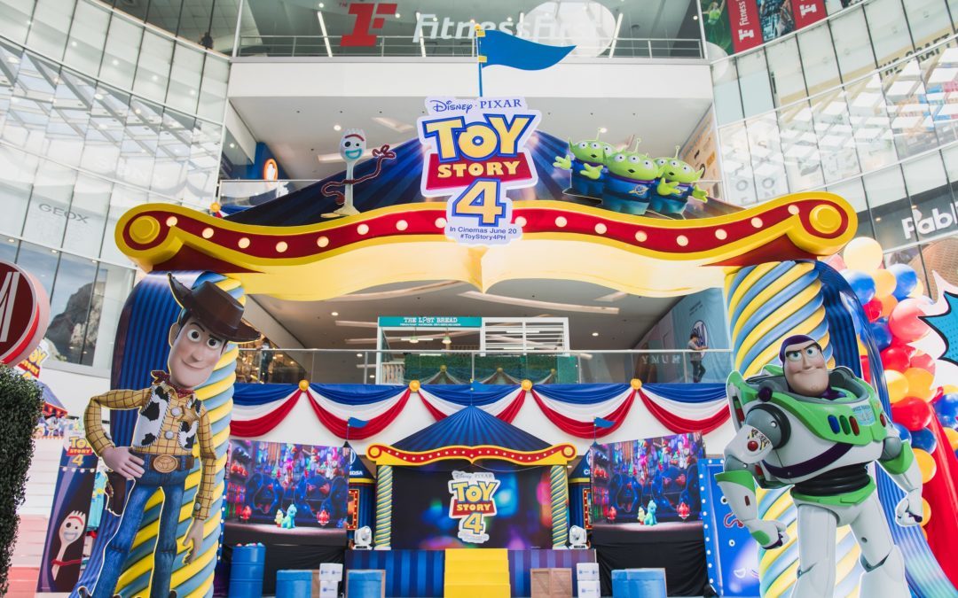 Join Woody, Buzz, and the rest of the gang at SM Cinema’s Disney and Pixar’s Toy Story 4 Adventure Land