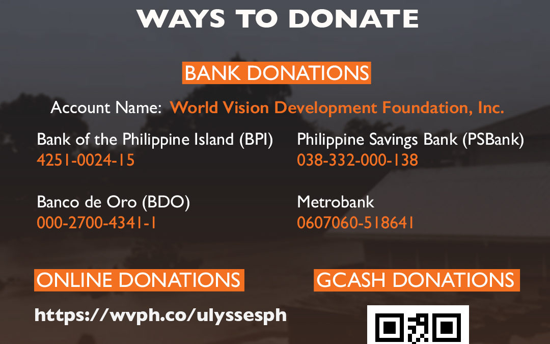 World Vision mounts humanitarian response for families affected by typhoon Ulysses