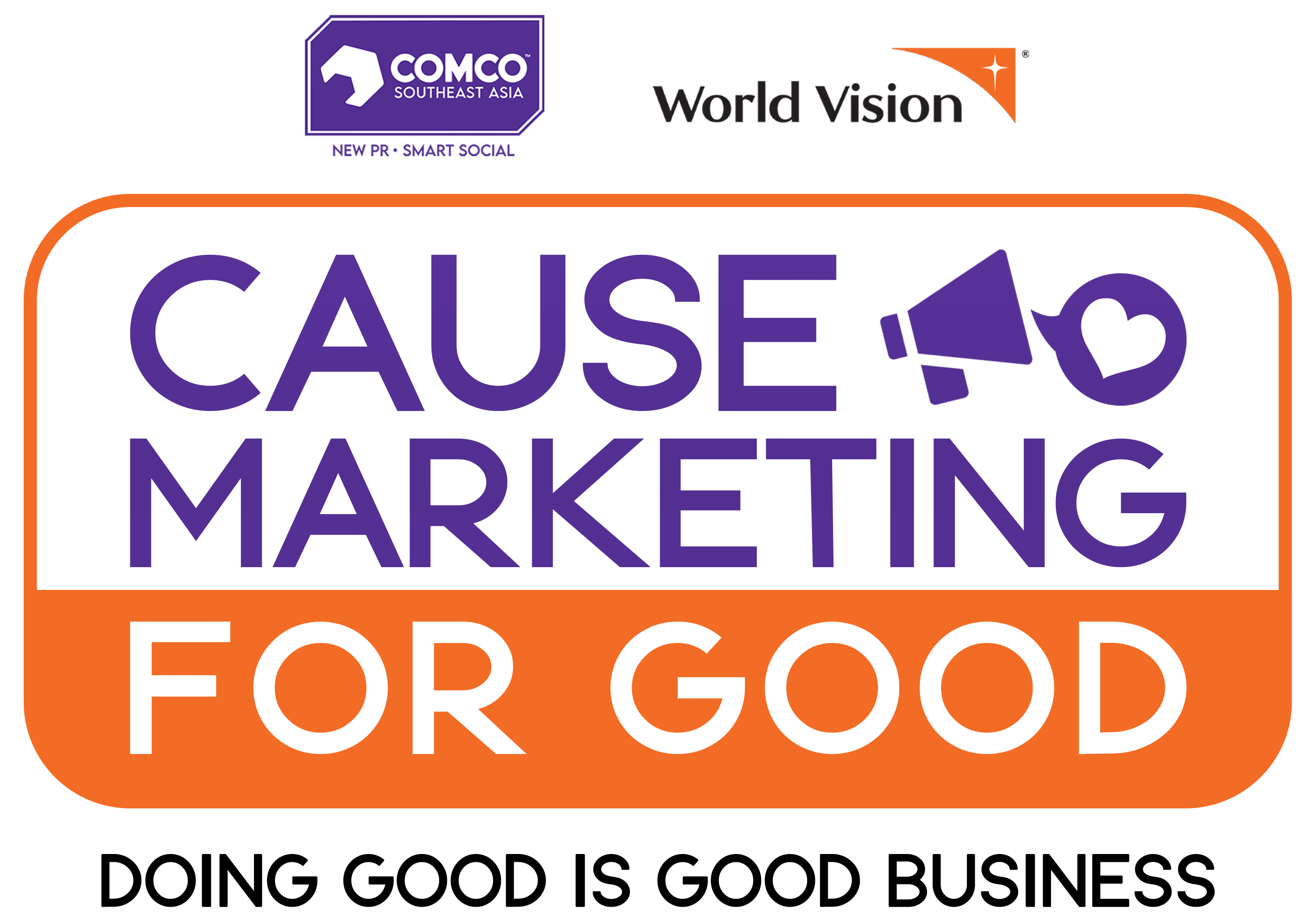 World Vision ComCo Southeast Asia - Cause Marketing for Good Logo