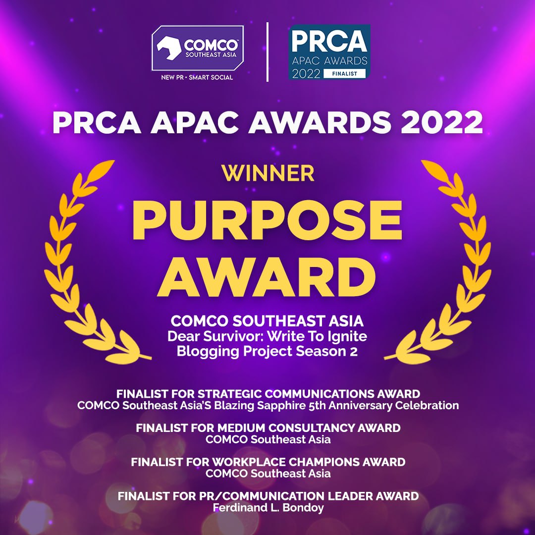 COMCO Southeast Asia PRCA Best Agency New PR Smart Social
