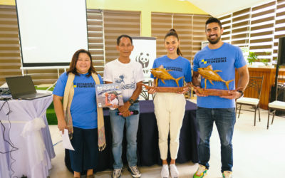 WWF Ambassadors Pia Wurtzbach and Jeremy Jauncey champion WWF-Philippines’ Build Back Better campaign for Bicol fishing communities