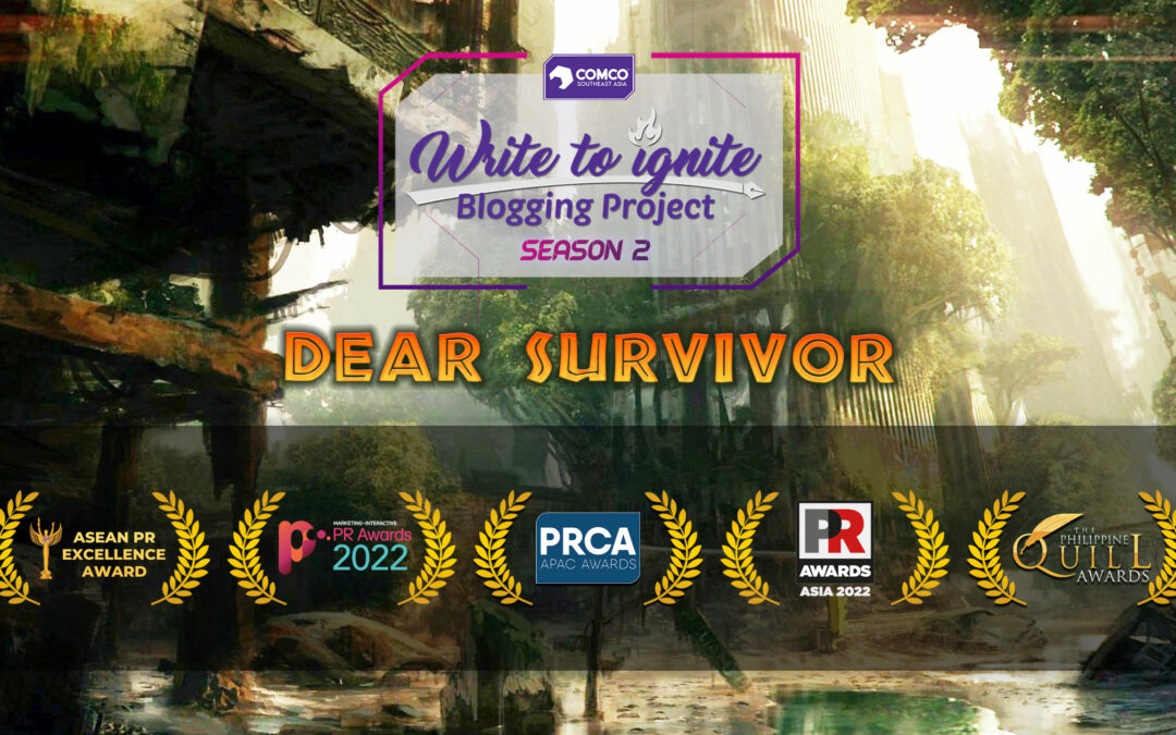 Asia-Pacific PR industry recognizes impact of “Dear Survivor: The COMCO Southeast Asia Write to Ignite Blogging Project Season 2”
