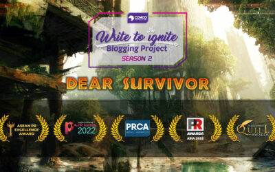 Asia-Pacific PR industry recognizes impact of “Dear Survivor: The COMCO Southeast Asia Write to Ignite Blogging Project Season 2”