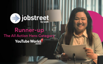 Jobstreet by SEEK named runner-up at the  YouTube Works Awards Southeast Asia 2023