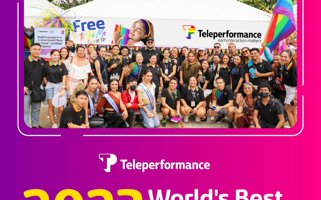 Relentless for Great Experiences, Teleperformance is Top 5 World’s Best Workplaces™ for 2023